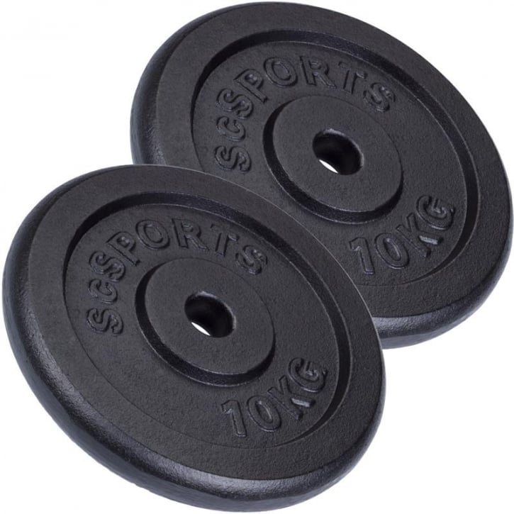 Viktskivor ScSPORTS Gjutjärn - 2x10kg