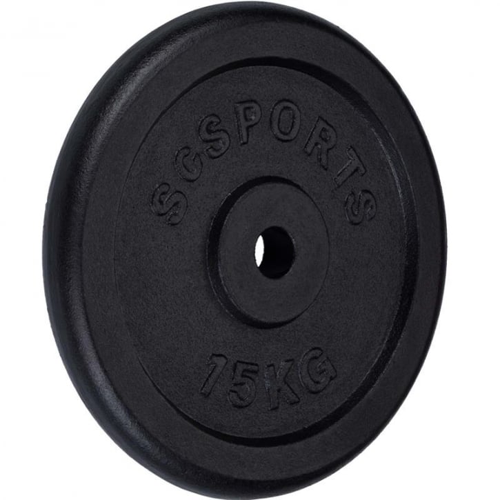 Viktskivor ScSPORTS Gjutjärn - 2x15kg