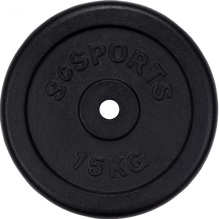 Viktskivor ScSPORTS Gjutjärn - 2x15kg