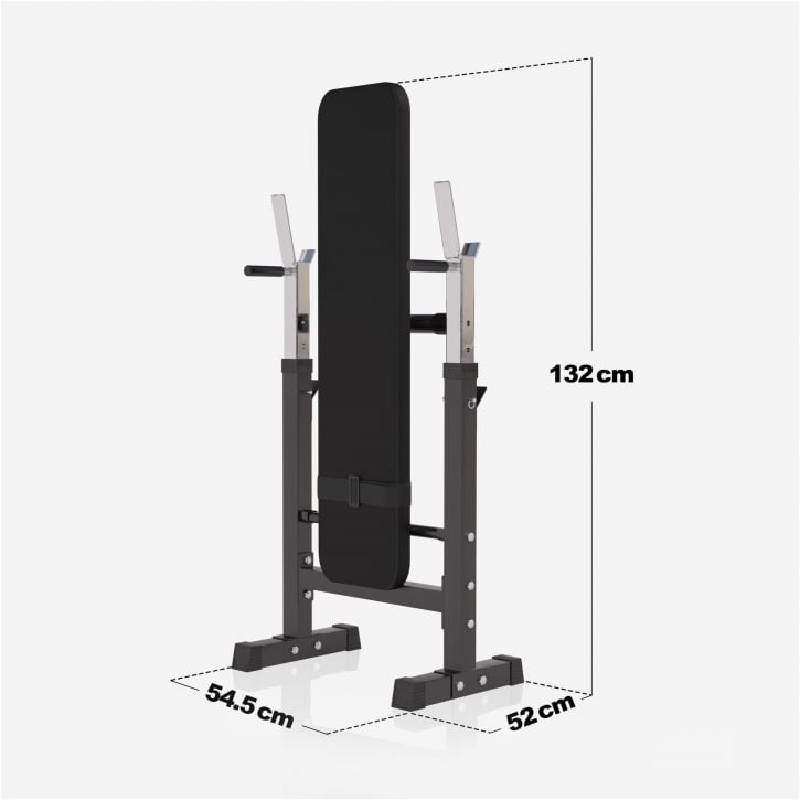 Bänkpress BLACK Skivstång och hantelset - 70kg