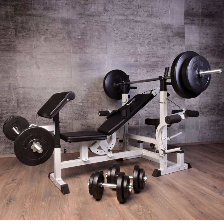 Multigym BASIC White - 100kg