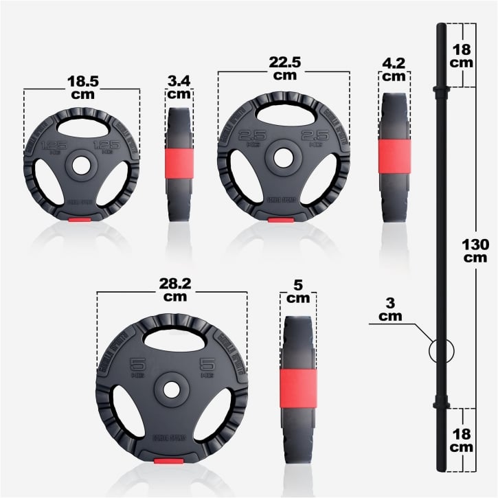 Bodypump-paket - Totalt 20kg