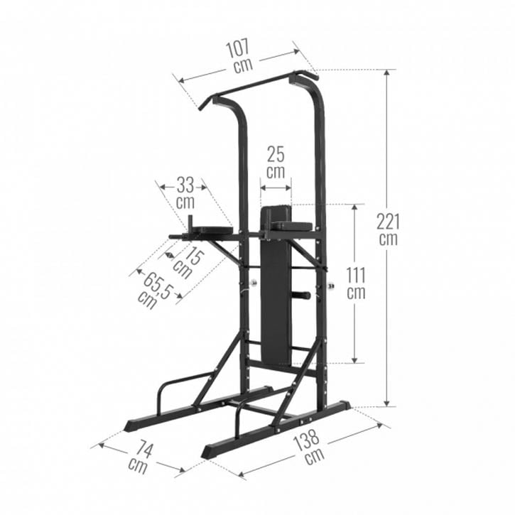 Bänkpress Multistation - Dips Chins