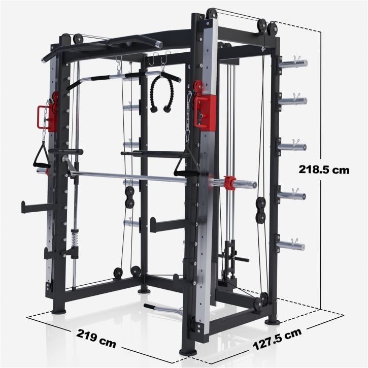 Smithmaskin Multi PRO - Cable Cross Chinsstång