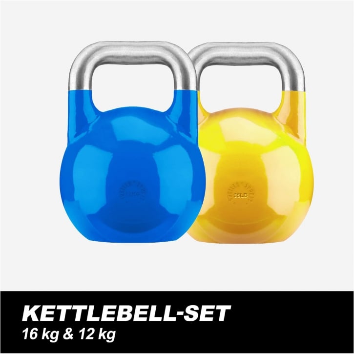 Kettlebell Competition Paket - 12kg + 16kg