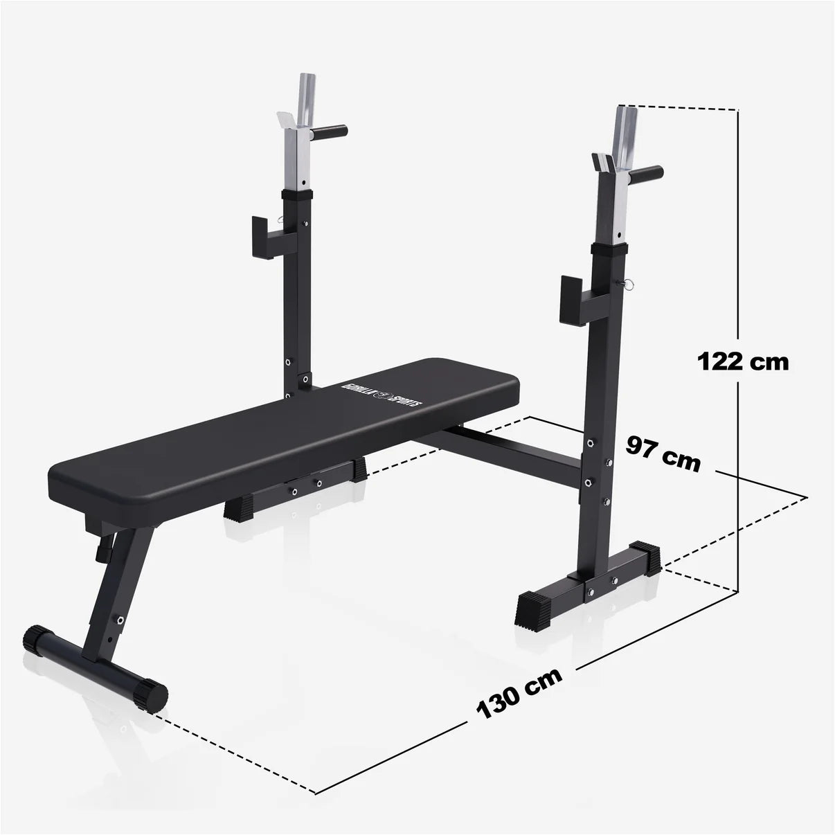 Bänkpress 2.0 BLACK Skivstång Hantlar 70kg