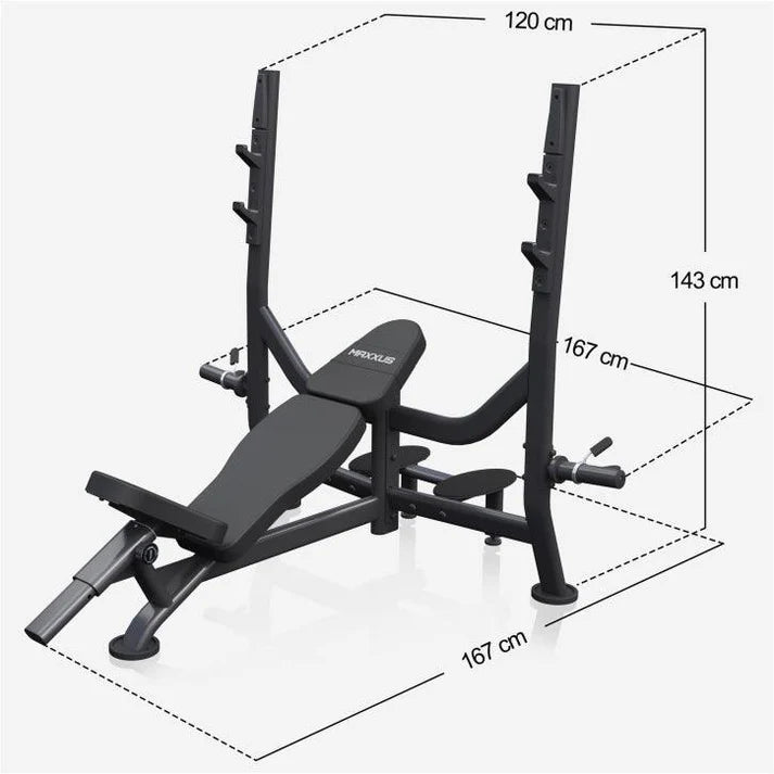 Sned Bänkpress Paket PRO 50mm - 60/90/130kg - Svart