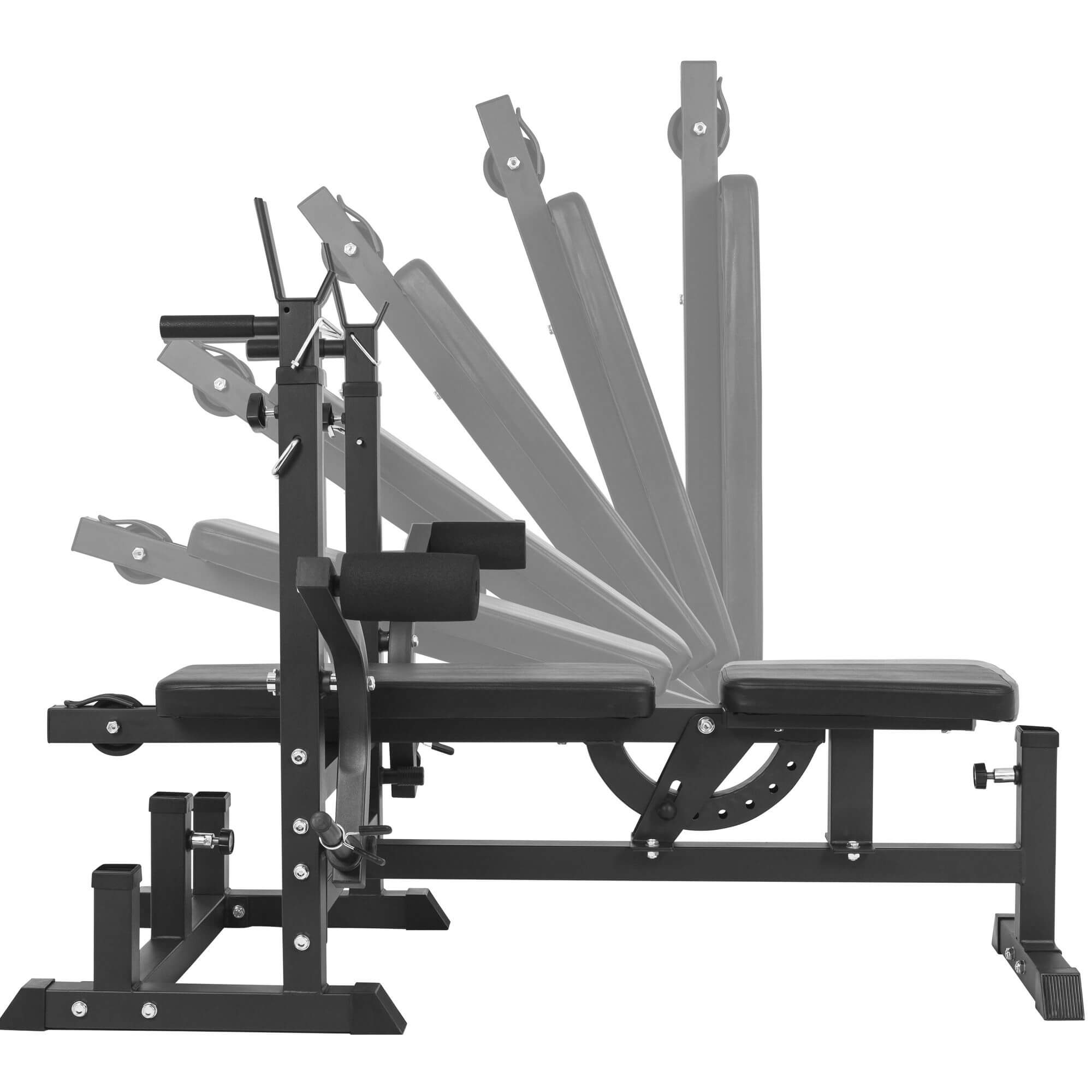 Multigym BASIC Black 100kg - Viktpaket Lats Gymgolv