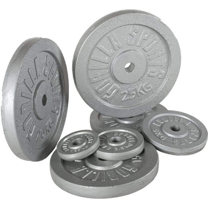 Viktskivor IRON Silver - 0,5kg-30kg