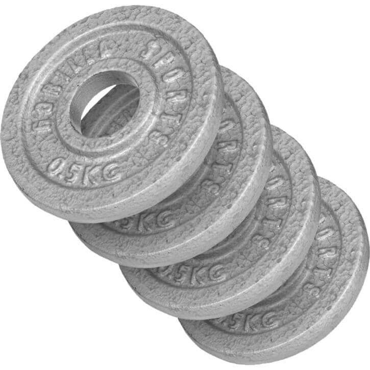 Viktskivor IRON Silver - 0,5kg-30kg