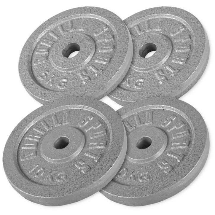 Viktskivor IRON Silver 2x10kg 2x5kg