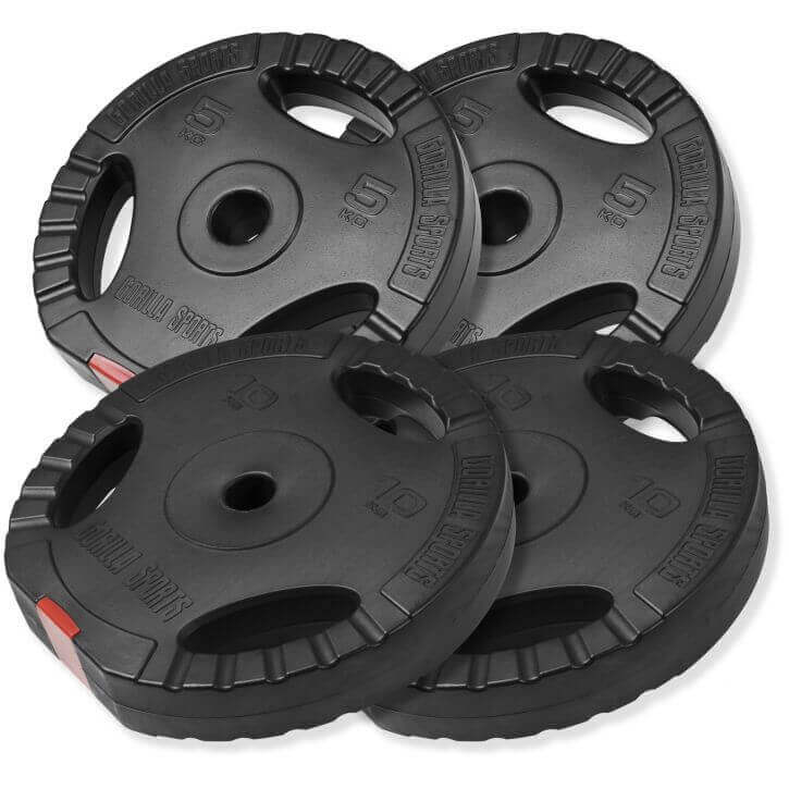 Viktskivor PRO Trigrip 2x5kg 2x10kg