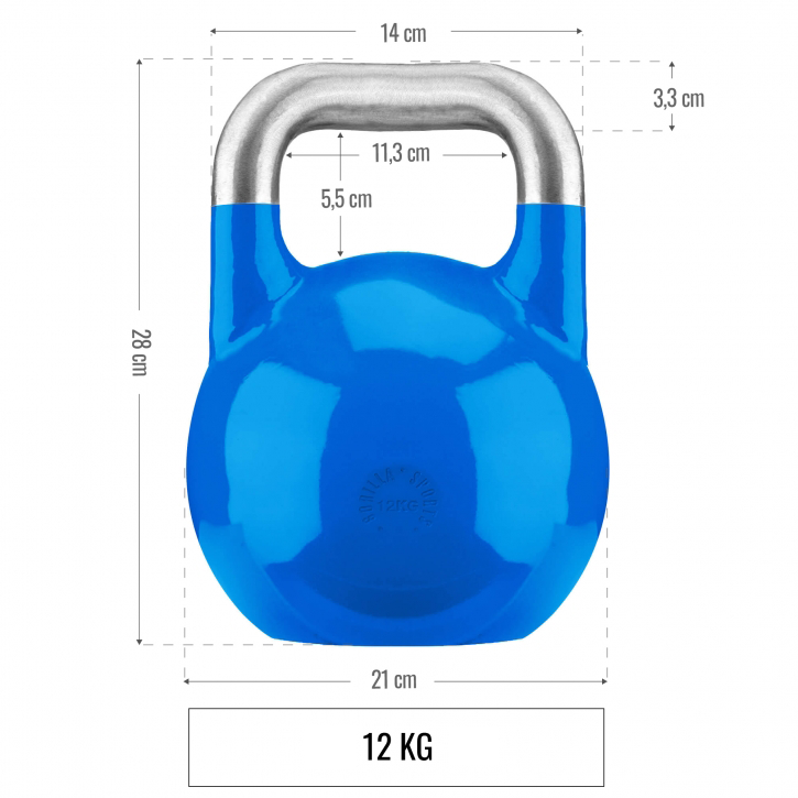 Kettlebell Competition Paket - 12kg + 16kg