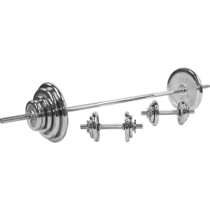 Skivstång Hantlar CHROME 100kg