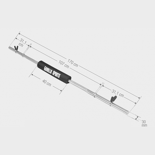 Skivstång 170cm - Ink Skivstångskudde