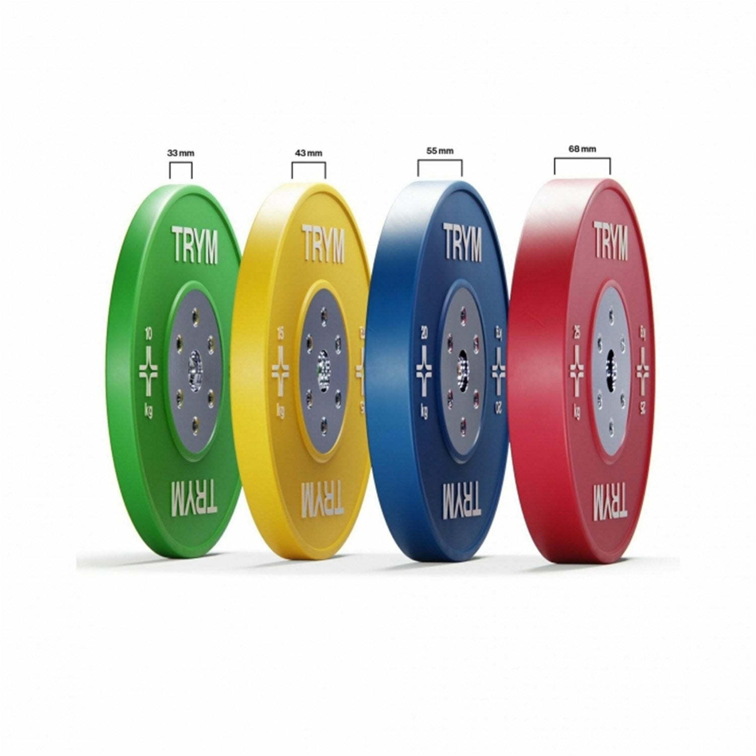 Competition Bumper Plate Set 140kg TRYM