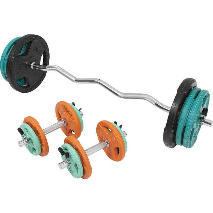 Curlstång Hantlar Trigrip F 70kg