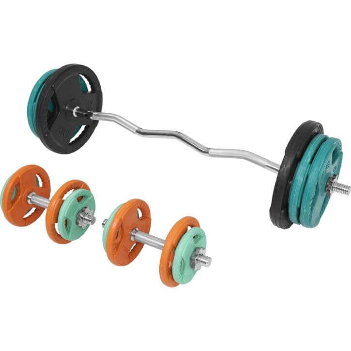 Curlstång Hantlar Trigrip S 70kg